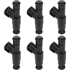JDMON Fuel Injectors Compatible with Chevrolet Equinox, Pontiac Torrent 3.4L V6 2005 2006 2007 2008 2009 Replacement for 0280156182 FJ704 832-11208 89017615