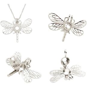 Dragon Fly Love Pearl Necklaces