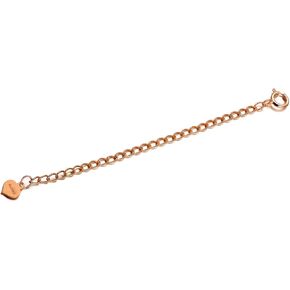 14K Solid Gold Chain Extender 1.5-2-3 Inch, Dainty Durable Strong Adjustable Cable Chain Extender for Gold Necklace Bracelet Multifunctional Extender Jewelry