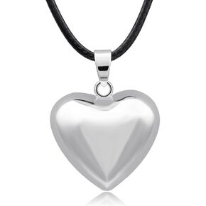 EUDORA Harmony Bola Ball Necklace Pregnancy Chime Bola Pendant, 45" or 30" Long Chain for Mother