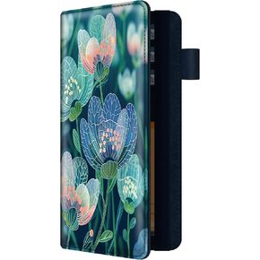 Checkbook Cover - Quality Printed Leather Personal RFID Blocking Check Book Credit Card Holder Wallet for Men and Women