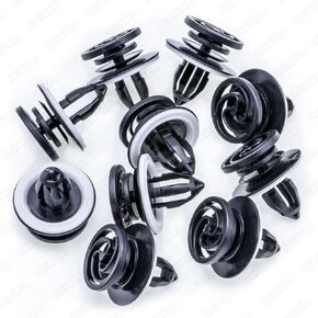 Rexka 30 pcs Interior Door Trim Panel Clips with Sealer Compatible with Volkswagen 8E0-868-243 Audi A4 B6 B7 S4 RS4 Cabriolet Quattro 8e0868243