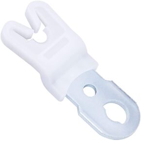 Rexka 5pcs White Door Lock Pawl Retainer for Ford Lincoln YL3Z1521970AA YL3Z1521970AB Excursion Explorer F-150 Ranger Windstar