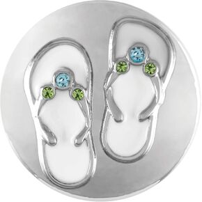 Ginger Snaps Flip Flops SN21-28 (Standard Size) Interchangeable Jewelry