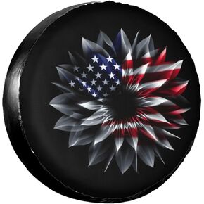 Skull Camping Spare Tire Cover-Cute Funny Waterproof Universal Spare Wheel Tire Covers Fit for Rv SUV Truck Camper Travel Trailer Accessories,15 inch