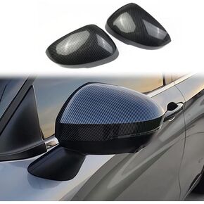 Carbon Fiber Side Rearview Mirror Guard Cover Trim Accessories for Mitsubishi Outlander 2022+/Nissan Rogue 2021-2022