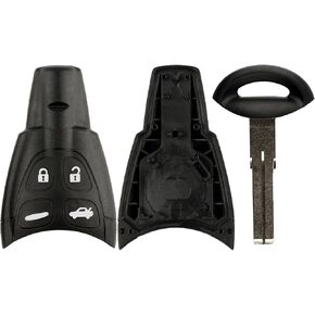 KeylessOption Just the Case Keyless Entry Remote Control Car Key Fob Shell Button Fix for LTQSAAM433TX