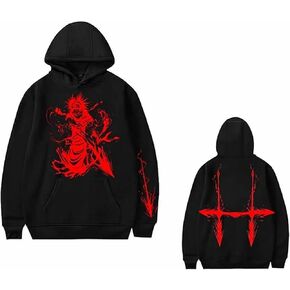 Choso Hoodie Anime Choso Cosplay Black Pullover Sweatshirt Costume