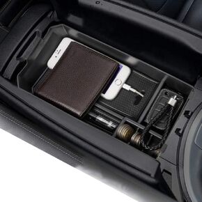 JUNHOM Console Car Central Armrest Storage Box for Mercedes Benz C GLC Class W205 C180 C200 C260 C300 GLC200 GLC260 GLC300 Car Central Console Glove Tray