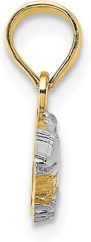 سحر التمساح ثنائي الأبعاد من الذهب عيار 14 قيراط من Lex & Lu in Kuwait