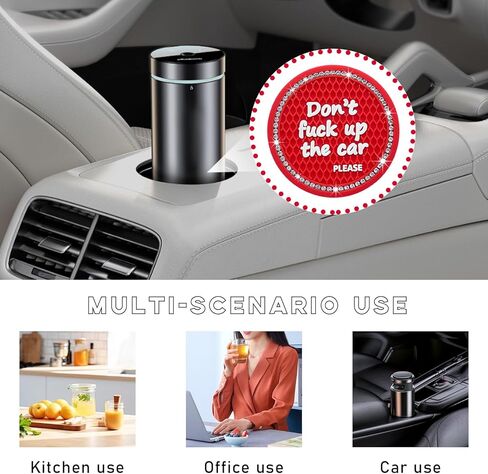 4 قطع من قواعد أكواب السيارة اللامعة، قواعد أكواب ناعمة للسيارات مقاس 2.75 بوصة، بساط أكواب مشروبات من السيليكون المقاوم للانزلاق مصنوع من حجر الراين الكريستالي، ملحقات داخلية عالمية للسيارة (أحمر) in Kuwait