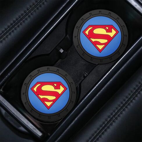Thor's Hamer Car Cup Holder Coasters for Marvel Fans,Thor's Hamer Silicone Car Coasters for Cup Holder,2PCS Car Cup Mat for Cup Holder Interior Accessories in Saudi Arabia