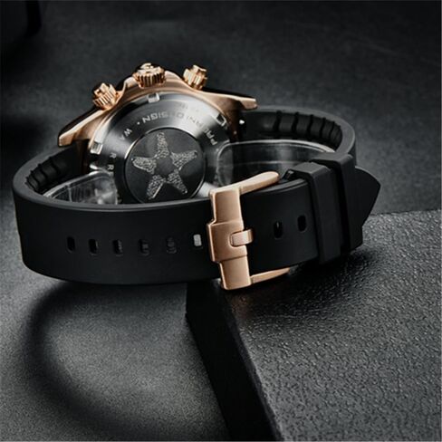 CEYADG Pagani Design Watches for Men Daytona Homage Quartz Chronograph Watch Japan VK63 Movement Ceramic Bezel Screw Down Crown Waterproof Sport Rubber Strap Mens Watches in Kuwait