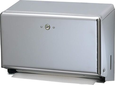 San Jamar T1900XC C-Fold/Multifold Commercial Towel Dispenser, 500 Multifold / 300 C-Fold Towel Capacity, Chrome in Saudi Arabia