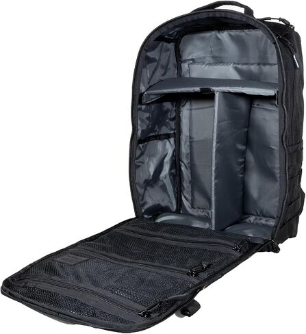 SERIOUS STEEL FITNESS Tactical Backpack and Gym Bag | 1000D Nylon Black Backpack in Kuwait