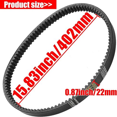 203785 Drive Belt Compatible with Comet 203785A Manco 12346 40 45 Series Go Kart Torque Converter Pack of 2 in Kuwait
