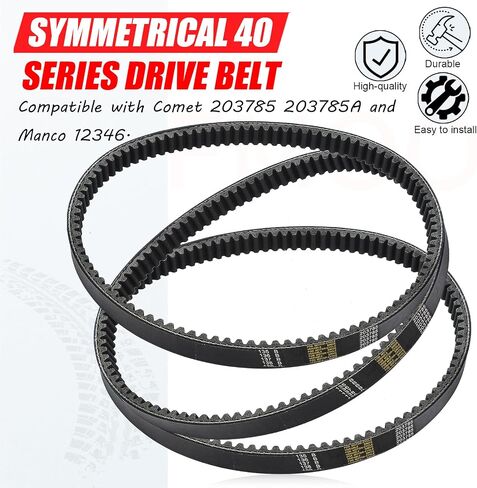 203785 Drive Belt Compatible with Comet 203785A Manco 12346 40 45 Series Go Kart Torque Converter Pack of 2 in Kuwait