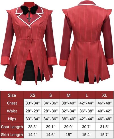 C-ZOFEK Women's Alastor Cosplay Costume Full Set Outfit for Christmas/Halloween Parties in Saudi Arabia
