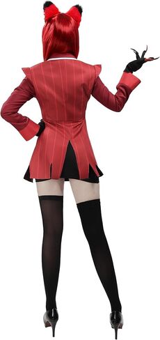 C-ZOFEK Women's Alastor Cosplay Costume Full Set Outfit for Christmas/Halloween Parties in Saudi Arabia