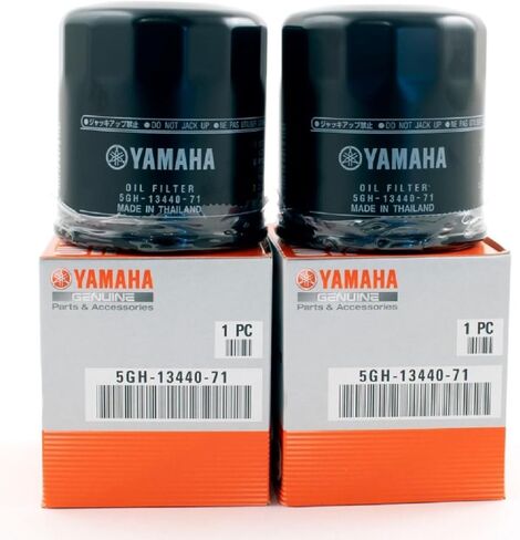 فلتر زيت خارجي بحري أصلي من Yamaha الجزء # 5GH-13440-71-00 قطعة Yamaha الأصلية - عبوة من قطعتين in Saudi Arabia