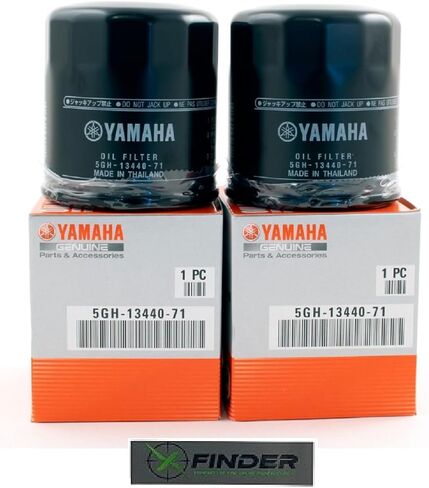 فلتر زيت خارجي بحري أصلي من Yamaha الجزء # 5GH-13440-71-00 قطعة Yamaha الأصلية - عبوة من قطعتين in Saudi Arabia