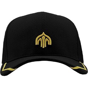 Understated Luxury Baseball Cap, Breathable Design Black