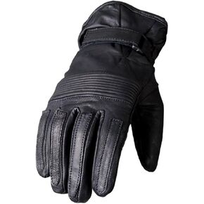 Hot Leathers Ribbed Leather Gloves