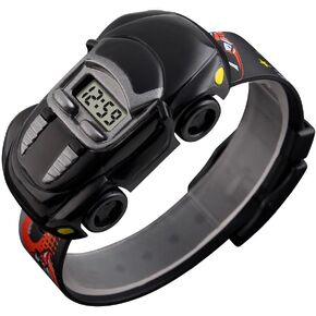 VIGOROSO Boys Girls Children Kids Digital Watch Car Watches Cartoon Wristwatch Watch for Kids - Kids Gifts