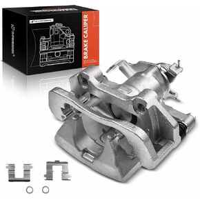 A-Premium Disc Brake Caliper Assembly with Bracket Compatible with Select Ford Models - Mustang 2015-2020 EcoBoost Premium/EcoBoost, Mustang 2015-2017 V6 - Rear Right Passenger Side