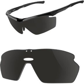 Polarized Replacement Lenses for Rudy Project Genetyk Sunglasses - Jet Black