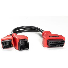 SDSTOOL Cable Adaptor for Chrysler 12+8 Programming Cable Connector for Autel DS808 Maxisys MS905 906 908 PRO Elite for Launch, RED