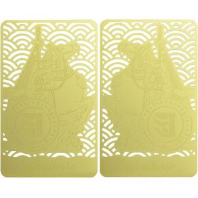 Fengshui Windhorse Gold Card Harmony Balance Peace Wealth Porsperity Success Feng Shui Home Décor W5545