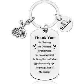 Tennis Coach Appreciation Keychain Gift Tennis Gifts for Tennis Lovers Tennis Team Keychain Tennis Captain Gift Tennis Themed Gift Thank You Gift for Tennis Team Tennis Players Gift Birthday Gift