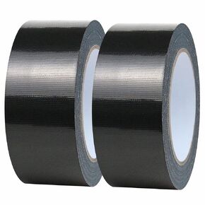 Heavy Duty Duct Tapes Black 1.88 Inch×33 Yards×10 Rolls, Waterproof, Tear by Hand No Residue, Bulk Value for Home Use, Do-It-Yourself Projects and Repairs