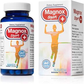High Absorption Magnesium Premium Supplement with Zinc and Vitamins B6,D,E Complex for Leg Cramps and Sore Muscles, Muscle Relaxation & Energy Recovery (60 Capsules)
