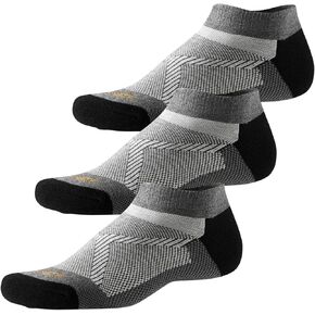 WANDER Breathable Running Ankle Socks 3 Pairs Merino Wool Cushioned Compression Support Thermal Low Cut Athletic Socks