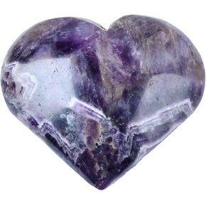 Natural Heart Crystal Stone Shaped Love Palm Worry Stone Reiki Healing Collection and Jewelry Making