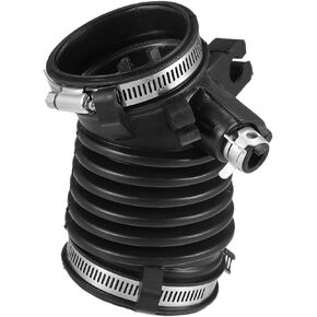 ACROPIX Air Cleaner Intake Hose Tube with Clamps 17225-R1A-A01 - Car Engine Filter Air Intake Duct Hose Tube - for Honda Civic 1.8L 2012-2015 Rubber Black - 1Pc Car Parts