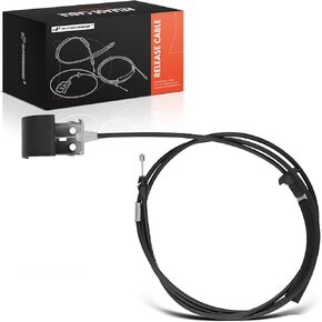 A-Premium Front Hood Latch Release Cable with Handle Compatible with Ford Explorer Sport 2003, Ranger 1998-2011, 85.08 Inch, Replace# F87Z16916BA, 1L5Z16916AA
