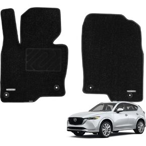 سجادات أرضية WENNEBIRD لجميع الأحوال الجوية لعام 2017-2024 Mazda CX-5، بطانات أرضية فاخرة مضادة للانزلاق مقاومة للماء وإكسسوارات داخلية للسيارة - 3 قطع