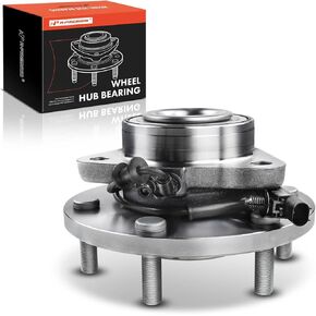 A-Premium Front Wheel Bearing and Hub Assembly with ABS & 6-Lug Compatible with Nissan Armada 2012-2015, Titan 2012-2015, RWD Only