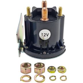 12VDC 4-Terminal Continuous Solenoid Relay Switch for Yamaha G22-G29 Gas Golf Cart YDRA JW1-H1950-00-00 JF2-H1950-00 JR3-H1950-00-00 Trombetta 684-1251-012 684-1271-012 J&N 240-22272