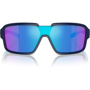 ARNETTE Man Sunglasses White Matte/Shiny Frame, Light Grey Mirror Silver Lenses, 0MM