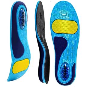 Plantar Fasciitis Insoles Arch Support Orthotic insoles Women Men Heel Pain Gel Insoles 3D-Xpain™-Zoom-Air Shock Absorption Overpronation Flat feet Insole Orthopedic Metatarsalgia Shoe Inserts