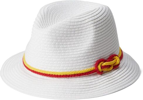 Baby Girl's Straw Spring Vibes Fedora (Infant/Toddler/Little Kids/Big Kids) in Saudi Arabia