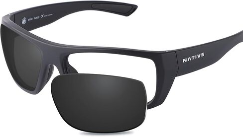 100% Precise-Fit Replacement Sunglass Lenses for Native Distiller XD9007-62mm in Kuwait