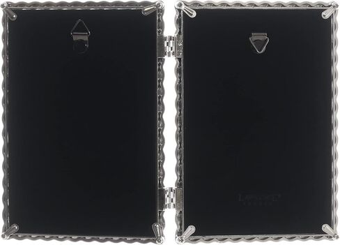 5x7 Hinged Double Cast Metal Picture Frames, Gold Rope Design in Saudi Arabia