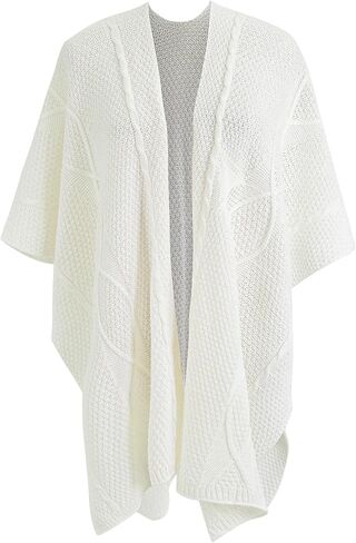 MissShorthair Knit Shawl for Women Long Open Front Cardigan Sweaters Scarf Ponchos Wraps Shawl Fall in Saudi Arabia