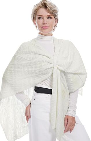 MissShorthair Knit Shawl for Women Long Open Front Cardigan Sweaters Scarf Ponchos Wraps Shawl Fall in Saudi Arabia