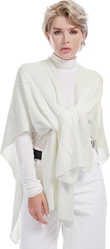 MissShorthair Knit Shawl for Women Long Open Front Cardigan Sweaters Scarf Ponchos Wraps Shawl Fall in Saudi Arabia